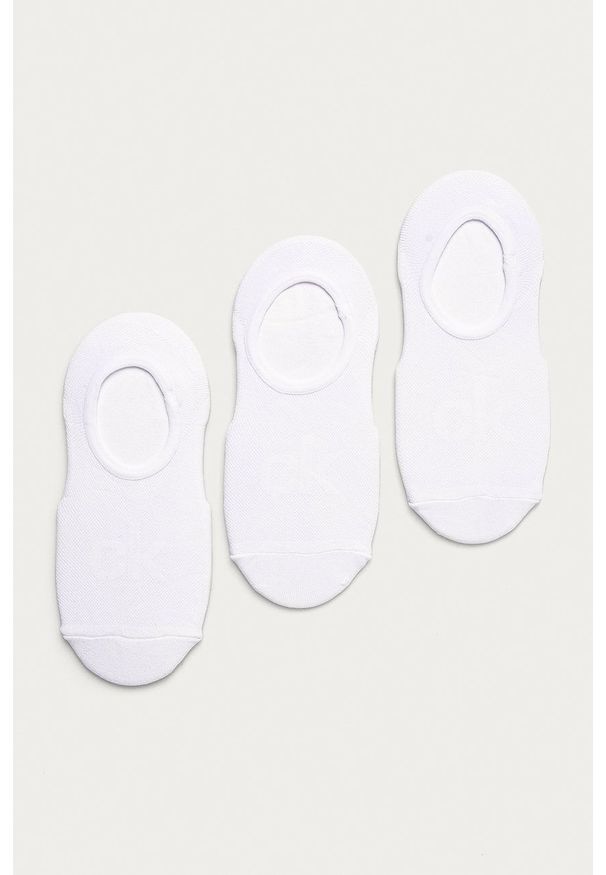 Calvin Klein Skarpetki (3-pack) kolor biały. Kolor: biały