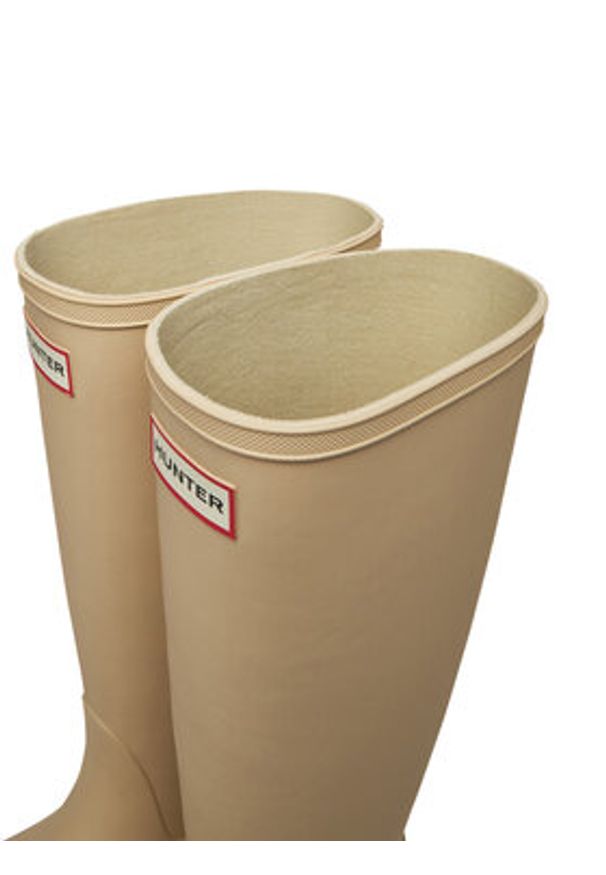 Hunter Kalosze Downpour Tall Wellington HFRW0001251 Beżowy. Kolor: beżowy. Materiał: syntetyk