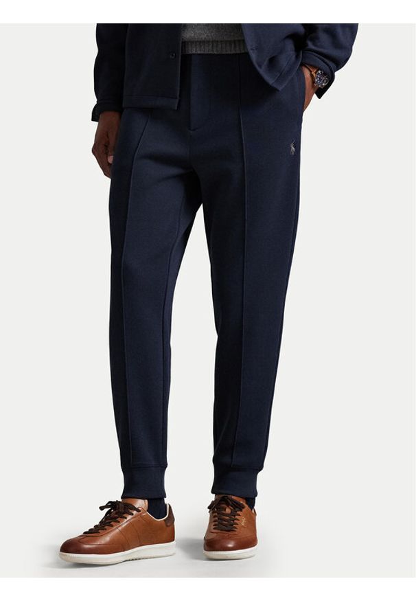 Polo Ralph Lauren Spodnie materiałowe 710B13640002 Granatowy Regular Fit. Kolor: niebieski. Materiał: bawełna