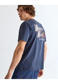 Wrangler - MESKA KOSZULKA WRANGLER GRAPHIC TEE NAVY 112377995 #2