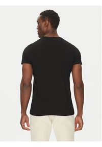 Lacoste T-Shirt TH6709 Czarny Regular Fit. Kolor: czarny. Materiał: bawełna #4