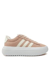 Adidas - adidas Sneakersy Grand Court Platform IE1104 Różowy. Kolor: różowy. Materiał: zamsz, skóra. Obcas: na platformie #1