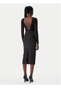 Patrizia Pepe Sukienka koktajlowa 8A1463/A375-K103 Czarny Regular Fit. Kolor: czarny. Materiał: syntetyk. Styl: wizytowy #4