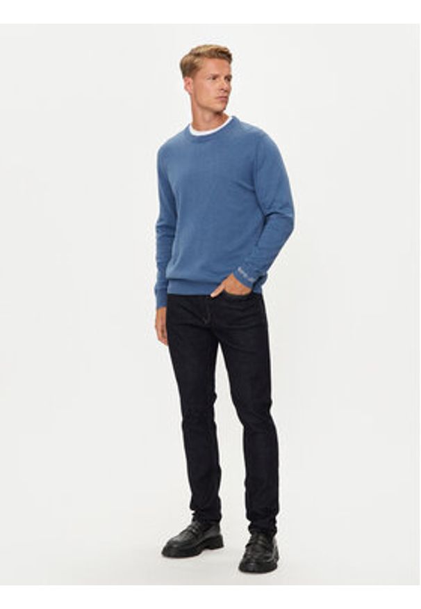Pepe Jeans Jeansy PM207390 Granatowy Tapered Fit. Kolor: niebieski