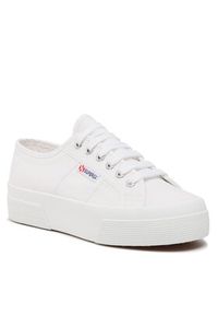 Superga Tenisówki 2740 Platform S21384W Biały. Kolor: biały. Materiał: materiał. Obcas: na platformie #5