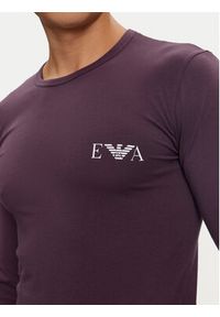 Emporio Armani Underwear Longsleeve 111023 4F715 05093 Fioletowy Slim Fit. Kolor: fioletowy. Materiał: bawełna. Długość rękawa: długi rękaw #7
