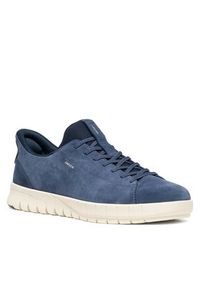 Geox Sneakersy Flextride Plus U65MAA 00022 C4007 Granatowy. Kolor: niebieski. Materiał: skóra, zamsz #3