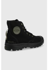 Palladium trampki Pampa Hi HTG Supply męskie kolor czarny. Nosek buta: okrągły. Zapięcie: sznurówki. Kolor: czarny. Materiał: guma. Szerokość cholewki: normalna #2