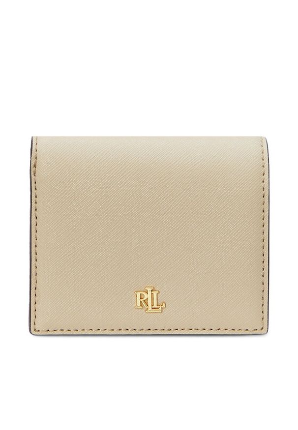 Lauren Ralph Lauren - LAUREN RALPH LAUREN Portfel 432962112007 Écru. Kolor: kremowy. Materiał: skóra