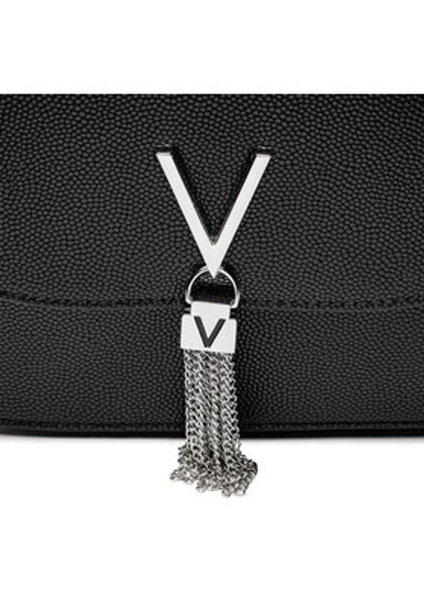VALENTINO - Valentino Torebka Divina VBS1R404G Czarny. Kolor: czarny. Materiał: skórzane
