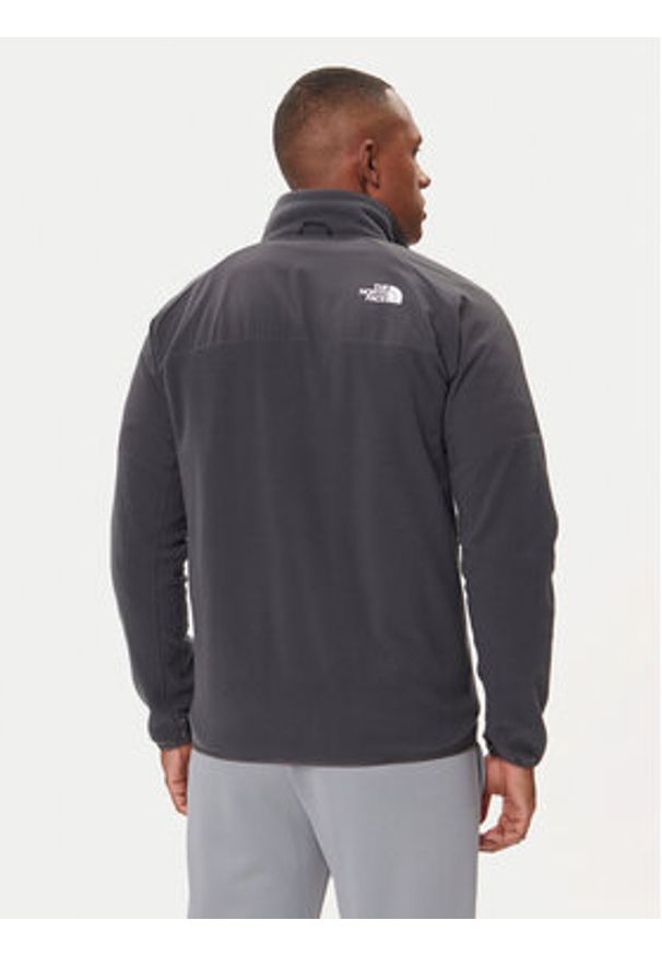 The North Face Polar Glacier NF0A89JG Szary Regular Fit. Kolor: szary. Materiał: syntetyk
