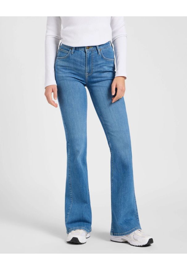 Lee - DAMSKIE SPODNIE LEE BREESE DEEP HUM 112370938