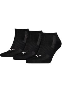 Puma - Amortyzowane Skarpety Za Kostkę Dla Dorosłych Unisex (zestaw 3 Sztuk). Kolor: czarny. Sport: tenis