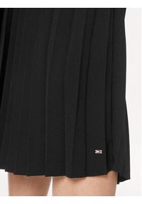 TOMMY HILFIGER - Tommy Hilfiger Spódnica plisowana Fluid WW0WW41793 Czarny Regular Fit. Kolor: czarny. Materiał: syntetyk #2