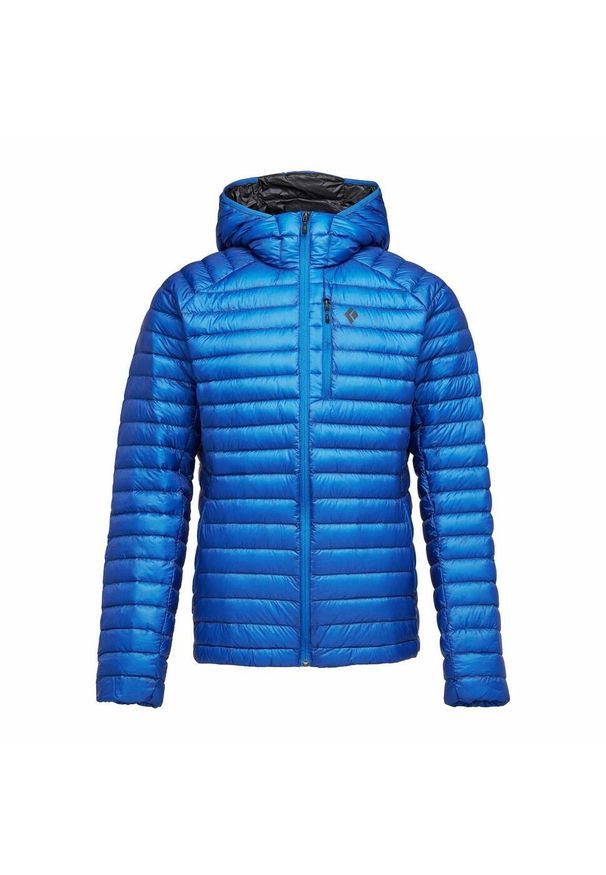 Męska kurtka puchowa Black Diamond Approach Down Hoody. Kolor: niebieski. Materiał: puch. Sport: turystyka piesza