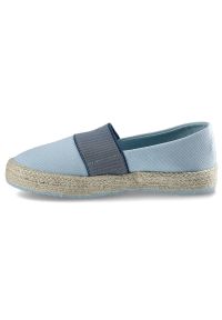 Big-Star - Niebieskie Espadryle Big Star Lekkie Damskie Buty. Okazja: na co dzień, na spacer. Zapięcie: pasek. Kolor: niebieski. Materiał: materiał. Sezon: lato. Styl: casual, klasyczny, wakacyjny #5