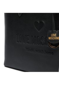 Love Moschino - LOVE MOSCHINO Torebka JC4114PP1LL1000A Czarny. Kolor: czarny. Materiał: skórzane