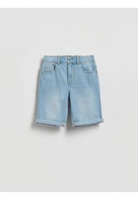 Reserved - Jeansowe szorty - niebieski. Kolor: niebieski. Materiał: jeans #1