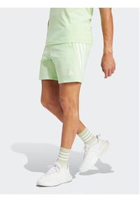 Adidas - adidas Szorty sportowe Future Icons 3-Stripes IR9200 Zielony Regular Fit. Kolor: zielony. Materiał: bawełna. Styl: sportowy #3