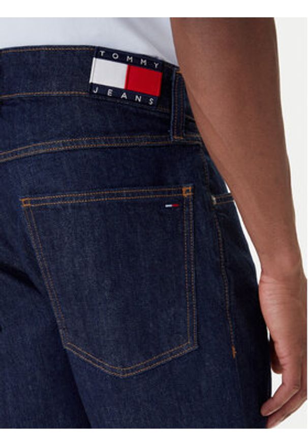 Tommy Jeans Szorty jeansowe Ronnie DM0DM23067 Granatowy Regular Fit. Kolor: niebieski. Materiał: bawełna