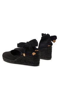 Castañer Espadryle Carina C/6/001 020969 Czarny. Kolor: czarny. Materiał: materiał #4