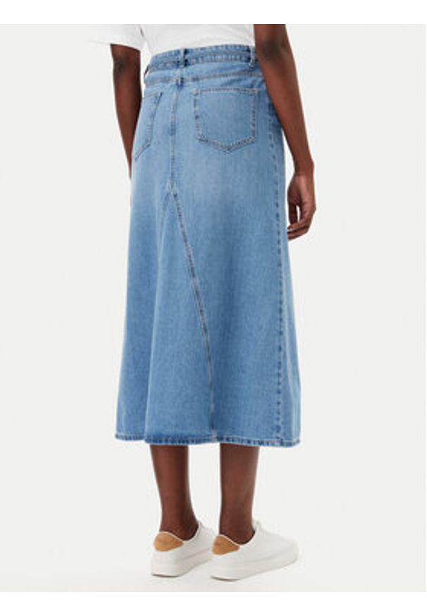 only - ONLY Spódnica jeansowa Sophia 15339020 Niebieski Regular Fit. Kolor: niebieski. Materiał: bawełna