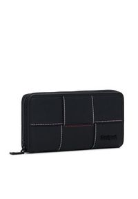 Desigual Duży Portfel Damski 25SAYP47 Czarny. Kolor: czarny. Materiał: skóra #4