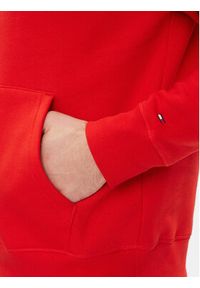 TOMMY HILFIGER - Tommy Hilfiger Bluza Tommy Logo Hoody MW0MW11599 Czerwony Regular Fit. Kolor: czerwony. Materiał: syntetyk #3