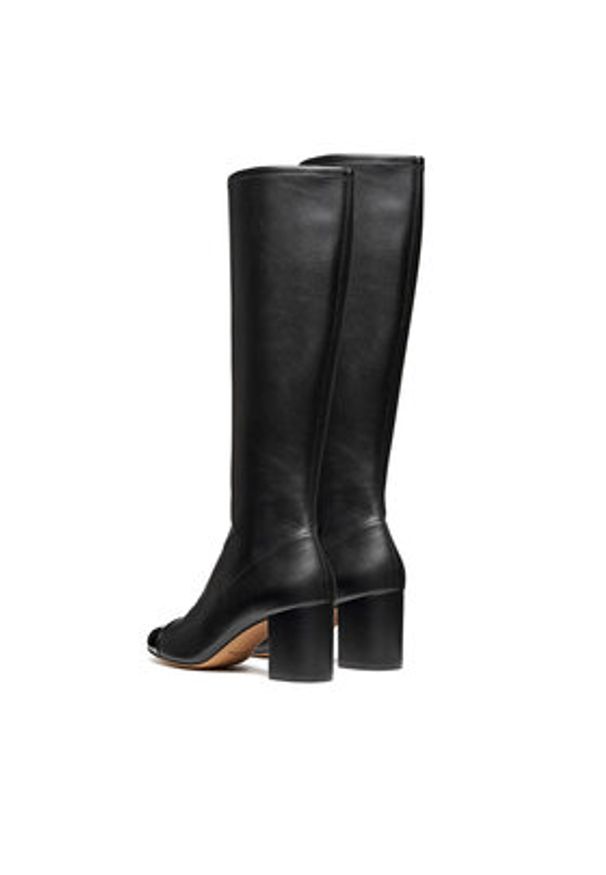 Geox Botki D Virnilisa 65 D56YYB 0KBHH C9999 Czarny. Kolor: czarny. Materiał: skóra