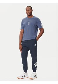 Adidas - adidas T-Shirt ALL SZN JX5083 Beżowy Loose Fit. Kolor: beżowy. Materiał: bawełna #5