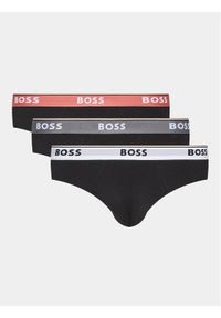 BOSS - Boss Komplet 3 par slipów 50489611 Kolorowy. Materiał: bawełna. Wzór: kolorowy
