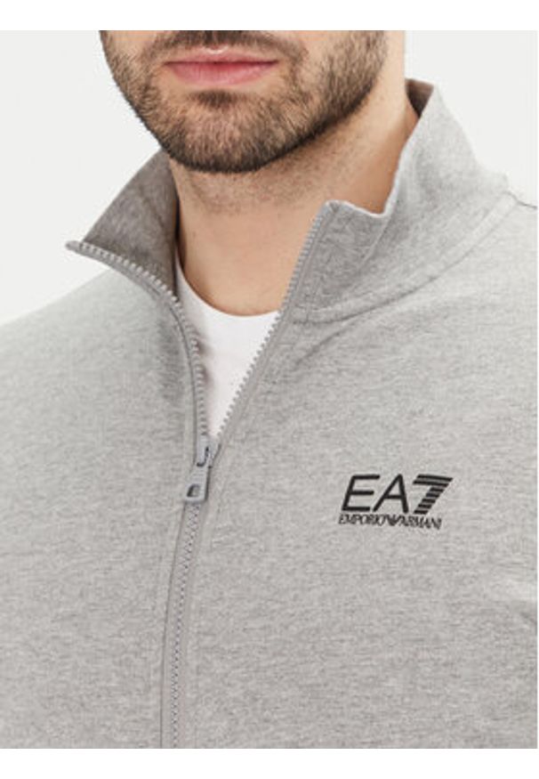 EA7 Emporio Armani Bluza 8NPM31 PJVRZ O8003 Szary Regular Fit. Kolor: szary. Materiał: bawełna
