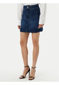 BOSS Spódnica jeansowa 50559404 Niebieski Regular Fit. Kolor: niebieski. Materiał: bawełna #1