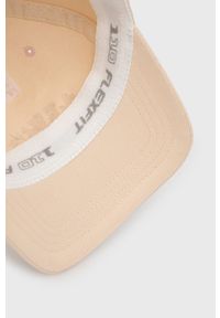 Levi's® - Levi's czapka kolor beżowy z nadrukiem. Kolor: beżowy. Wzór: nadruk. Styl: biznesowy