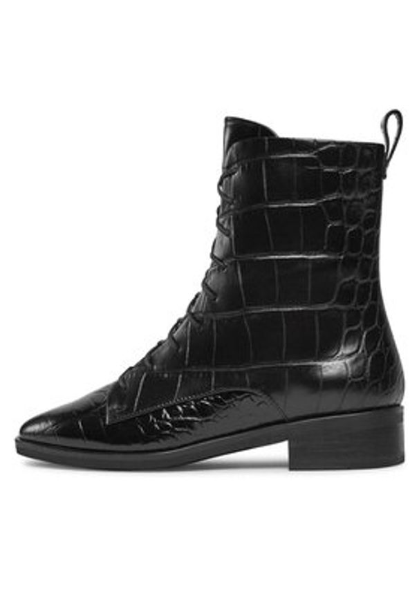 BALAGAN - Balagan Trzewiki Tzava Czarny. Kolor: czarny. Materiał: skóra, lakier