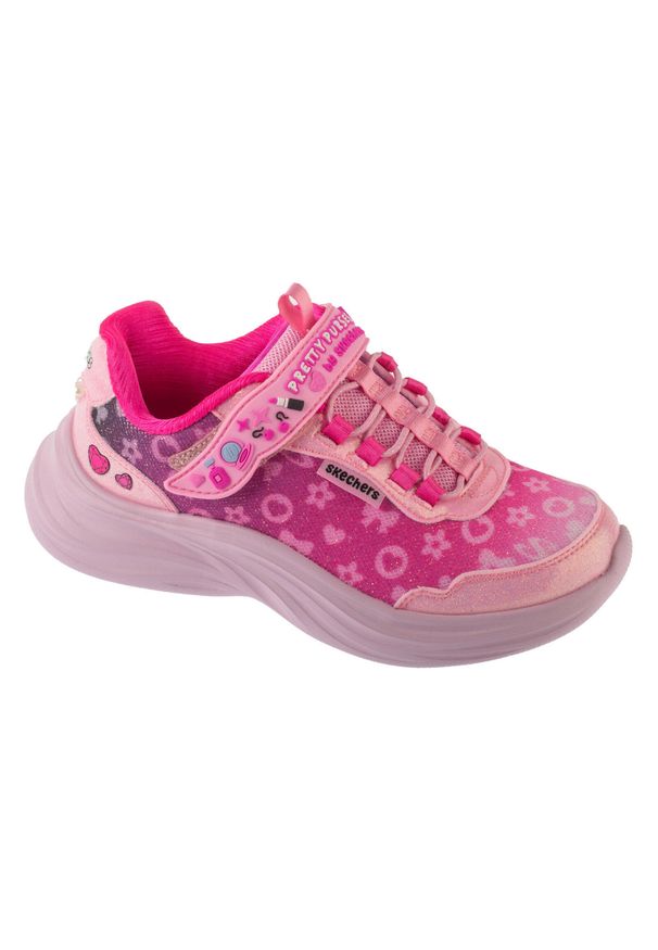 skechers - Buty sportowe Sneakersy dziewczęce, Power Jams 2.0. Kolor: różowy. Model: Skechers Sport. Sport: turystyka piesza