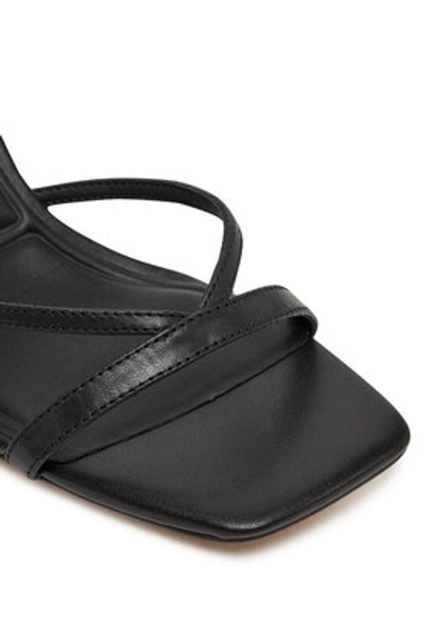 Aldo Sandały Stellare 13922138 Czarny. Kolor: czarny. Materiał: skóra