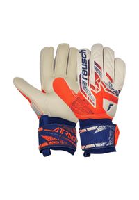 Rękawice bramkarskie Reusch Attrakt Solid. Kolor: pomarańczowy. Sport: piłka nożna #1