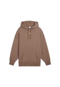 Damska bluza oversize z kapturem Puma Essentials TR. Typ kołnierza: kaptur. Kolor: brązowy #1