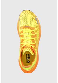 Fila buty do biegania Shocket Run kolor pomarańczowy. Zapięcie: sznurówki. Kolor: pomarańczowy. Materiał: tworzywo sztuczne, guma. Szerokość cholewki: normalna. Sport: bieganie