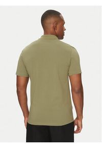 Lacoste Polo DH5522 Khaki Regular Fit. Typ kołnierza: polo. Kolor: brązowy. Materiał: bawełna, syntetyk #4