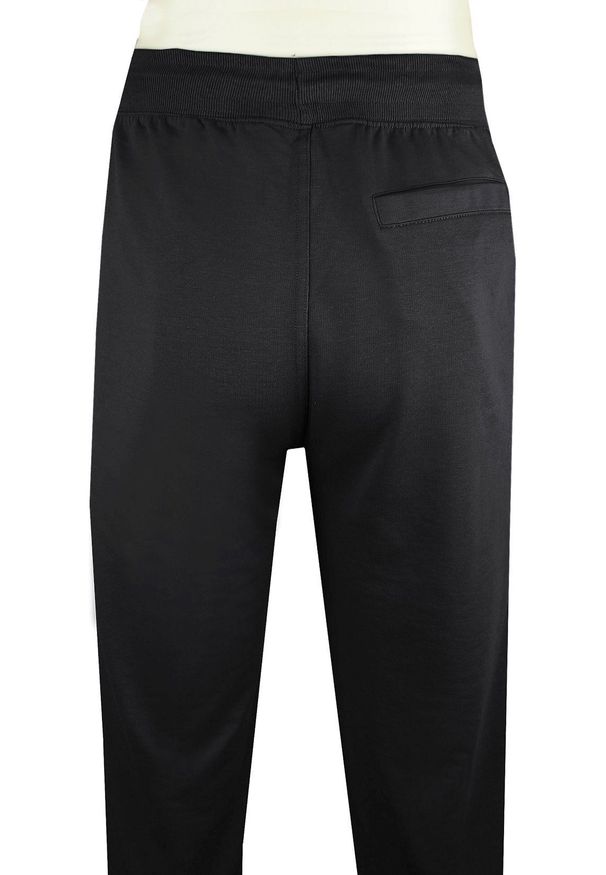 Lekkie i Wygodne Spodnie Dresowe - Pako Jeans - Czarne. Kolor: czarny. Materiał: bawełna, poliester. Styl: sportowy