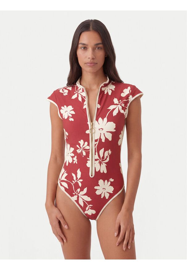 Seafolly Strój kąpielowy Mayflower 60290-299 Czerwony. Kolor: czerwony. Materiał: syntetyk