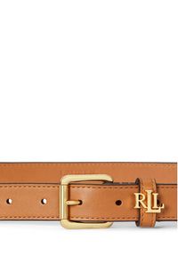 Lauren Ralph Lauren - LAUREN RALPH LAUREN Pasek 412968763009 Brązowy. Kolor: brązowy. Materiał: skóra #3