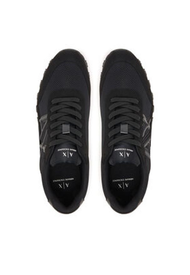 Armani Exchange Sneakersy XM001960 AF19388 MC005 Czarny. Kolor: czarny. Materiał: materiał