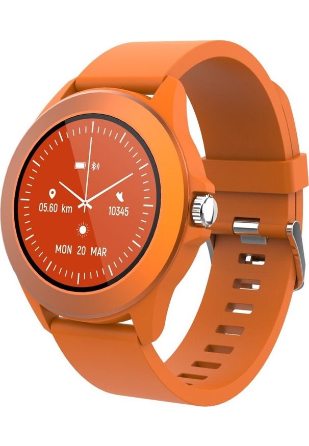 FOREVER - Smartwatch Forever Colorum CW-300 Pomarańczowy. Rodzaj zegarka: smartwatch. Kolor: pomarańczowy