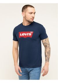 Levi's® T-Shirt Housemark Tee 17783-0139 Granatowy Regular Fit. Kolor: niebieski. Materiał: bawełna