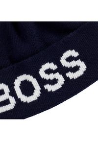 BOSS - Boss Czapka Mic_Bb 50443043 Granatowy. Kolor: niebieski. Materiał: materiał