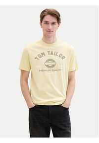 Tom Tailor T-Shirt 1037735 Żółty Regular Fit. Kolor: żółty. Materiał: bawełna #5