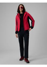 4f - 4F Spodnie trekkingowe szybkoschnące damskie - czarne M. Kolor: czarny. Materiał: materiał, włókno, tkanina. Sezon: lato. Sport: turystyka piesza #1